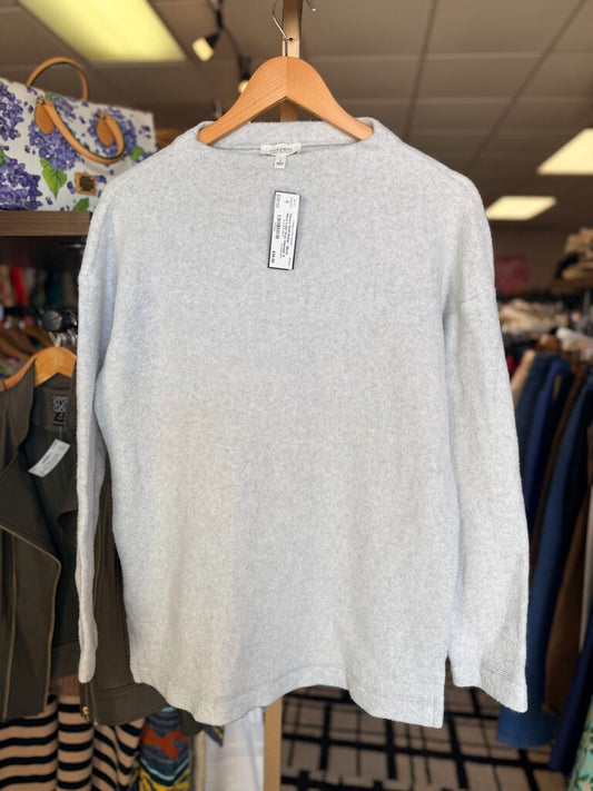 Haven Well Within - Mock Neck Light Gray Sweater