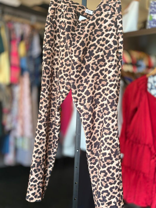 Zara - Leopard Print Pants