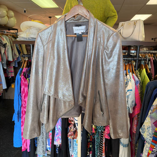 Cupcakes & Cashmere - Shimmer Moto Jacket