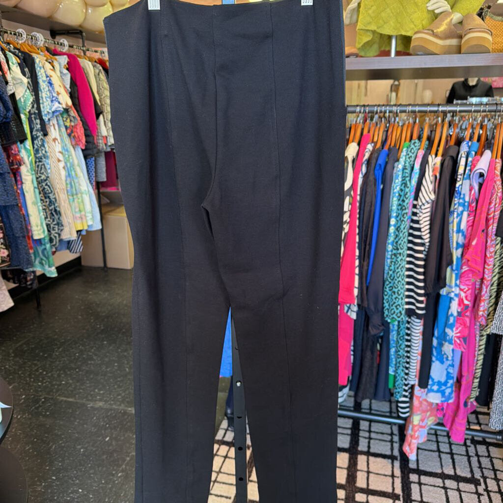 VTG Peck & Peck - Paneled Pull On Pants - Black