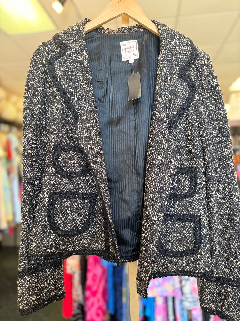 VTG Nanette Lepore - Tweed Jacket - Black/Tan