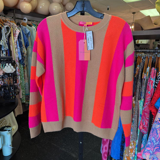 Vilagallo NWT - Vertical Stripe Sweater