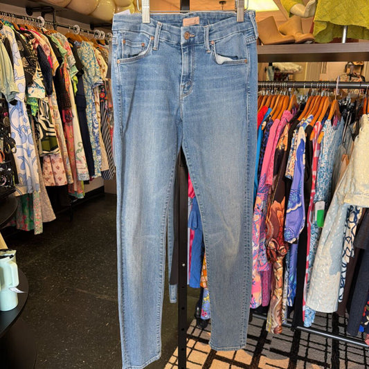 Mother - The Looker Skinny Jeans in "Light Kitty" Wash