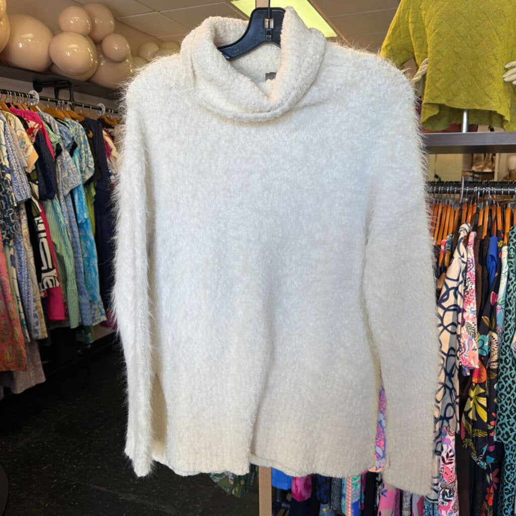 Aerie - Cozy Turtleneck Oversized Sweater - Ivory