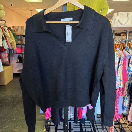 Karlie NWT - V-Neck Collar Sweater - Black