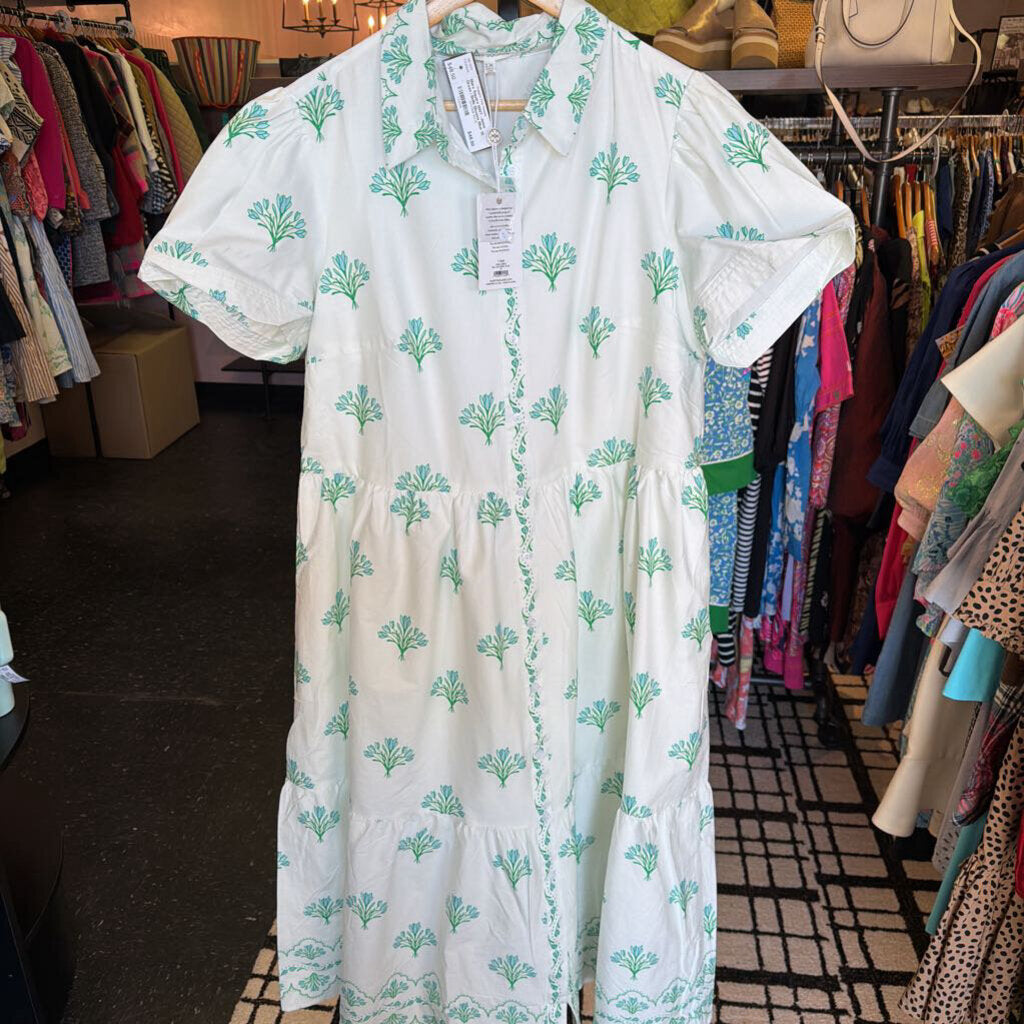 Mary Square NWT -Jema Dress | Belle Blooms Blue