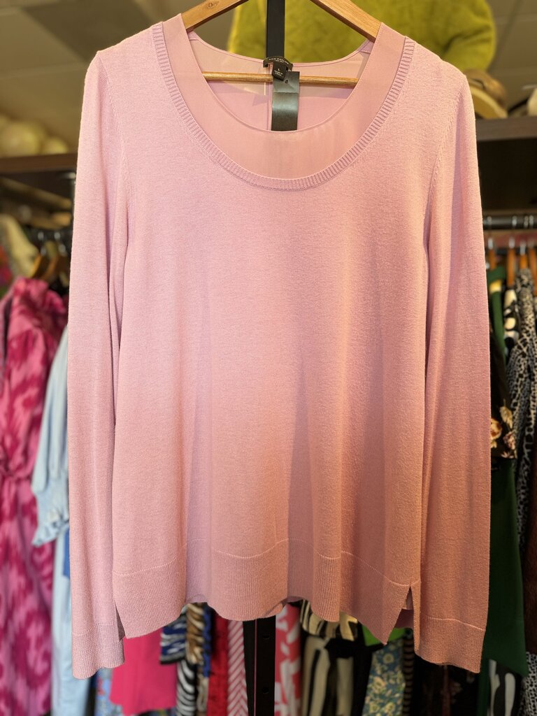 Ann Taylor - LS Layered Sweater - Lavender