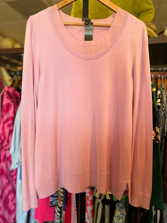 Ann Taylor - LS Layered Sweater - Lavender