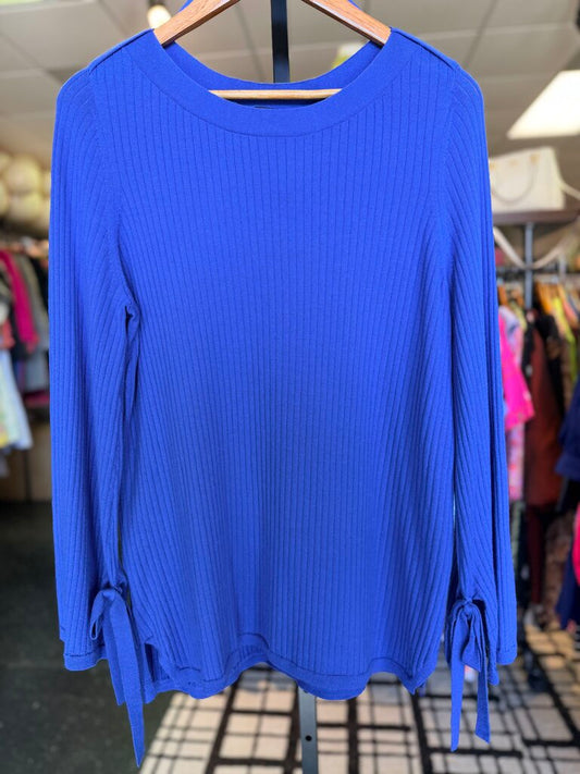 Ann Taylor - LS Ribbed Sweater - Royal Blue