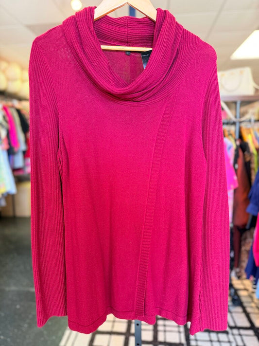 VTG GB NY - Cowlneck Sweater - Burgandy