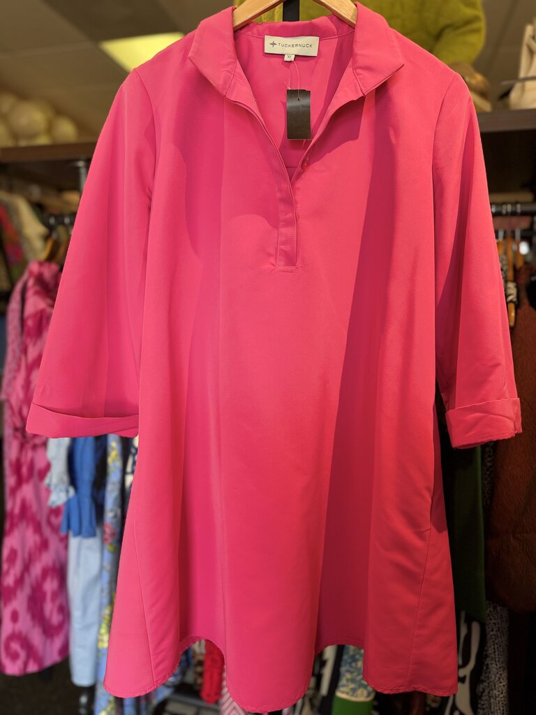Tuckernuck - Avery Shirtdress in Fuchsia