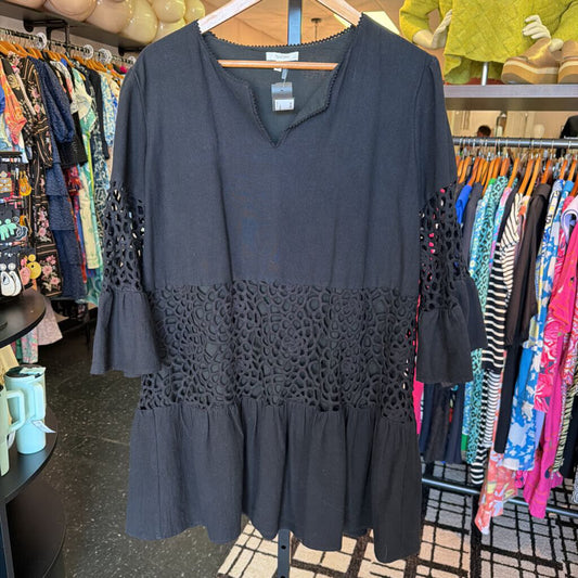 Tyler Boe - Izzy Eyelet Dress - Black