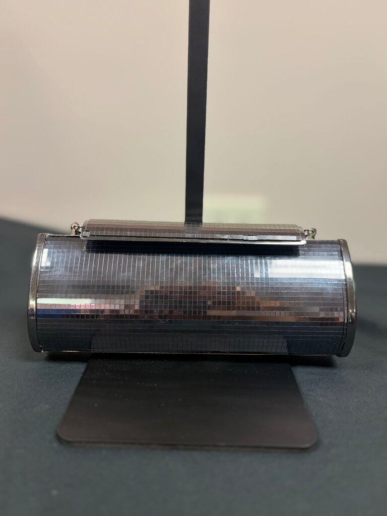 Metallic Mosaic Tile Clutch