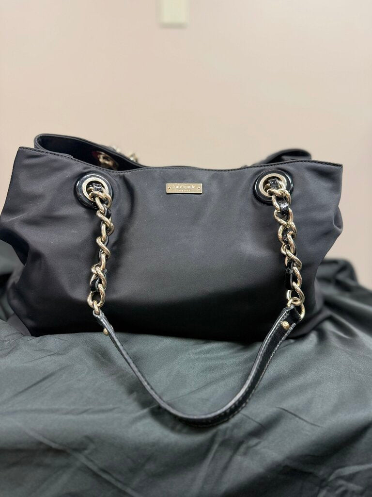 Kate Spade - Nylon Baby Bag w. Chain Strap - Black