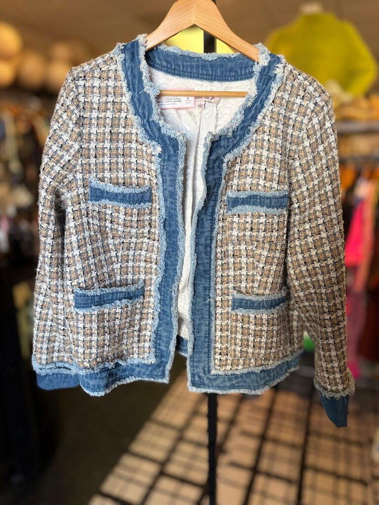 Nanette Lepore - Frayed Tweed Jacket
