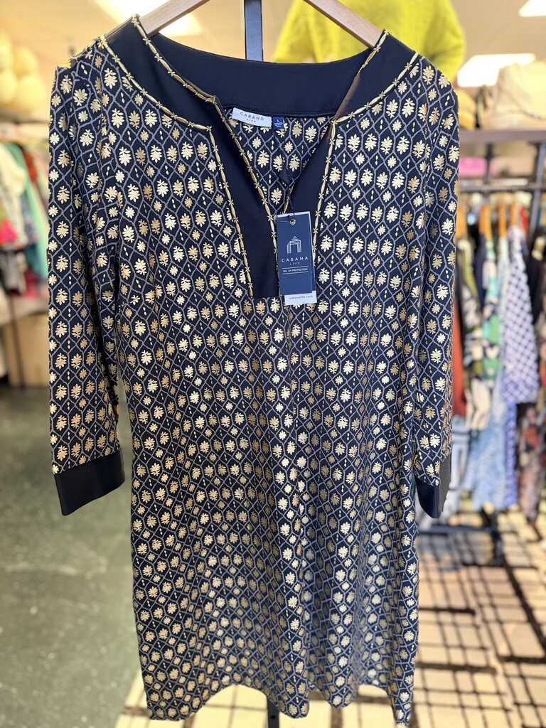 Cabana Life - NWT Black Metallic Tunic Dress