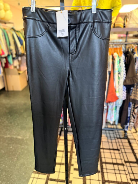 Isle by Melis Kozan - NWT Black Vegan Leather Pants
