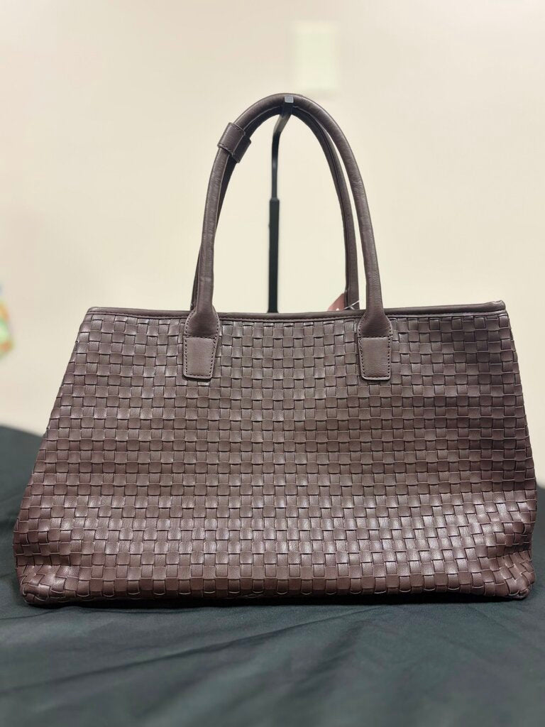 Lulu Dharma - Vegan Leather Woven Tote