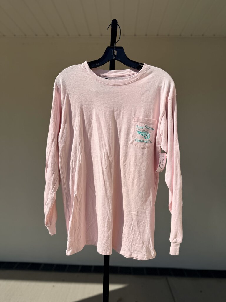 Pimp Shrimp - Long Sleeve Tee - Pink