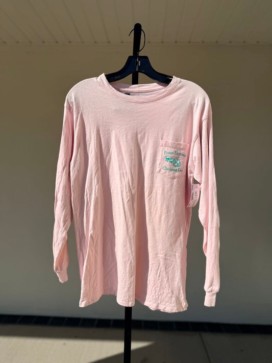 Pimp Shrimp - Long Sleeve Tee - Pink