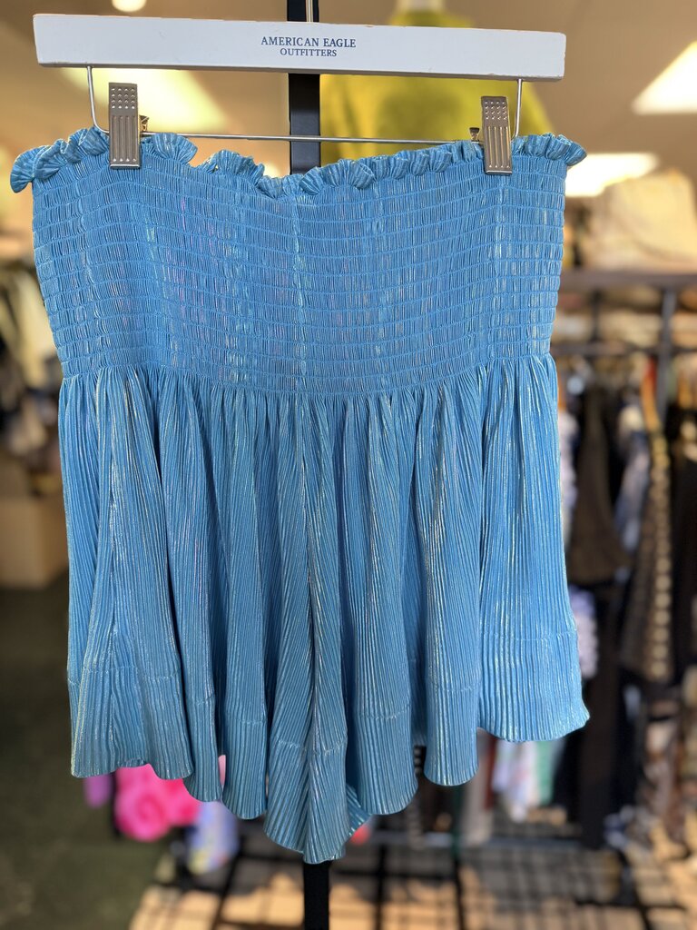 Queen of Sparkles - Swing Shorts - Blue