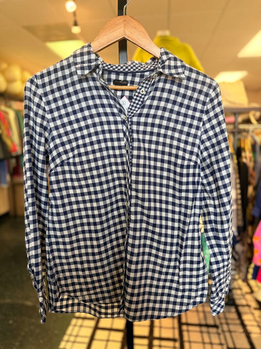 Talbots - Perfect Shirt - Blue Gingham