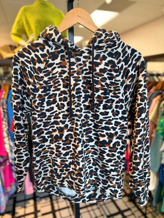 Lou & Grey - Cheetah Print Fleece Hoodie