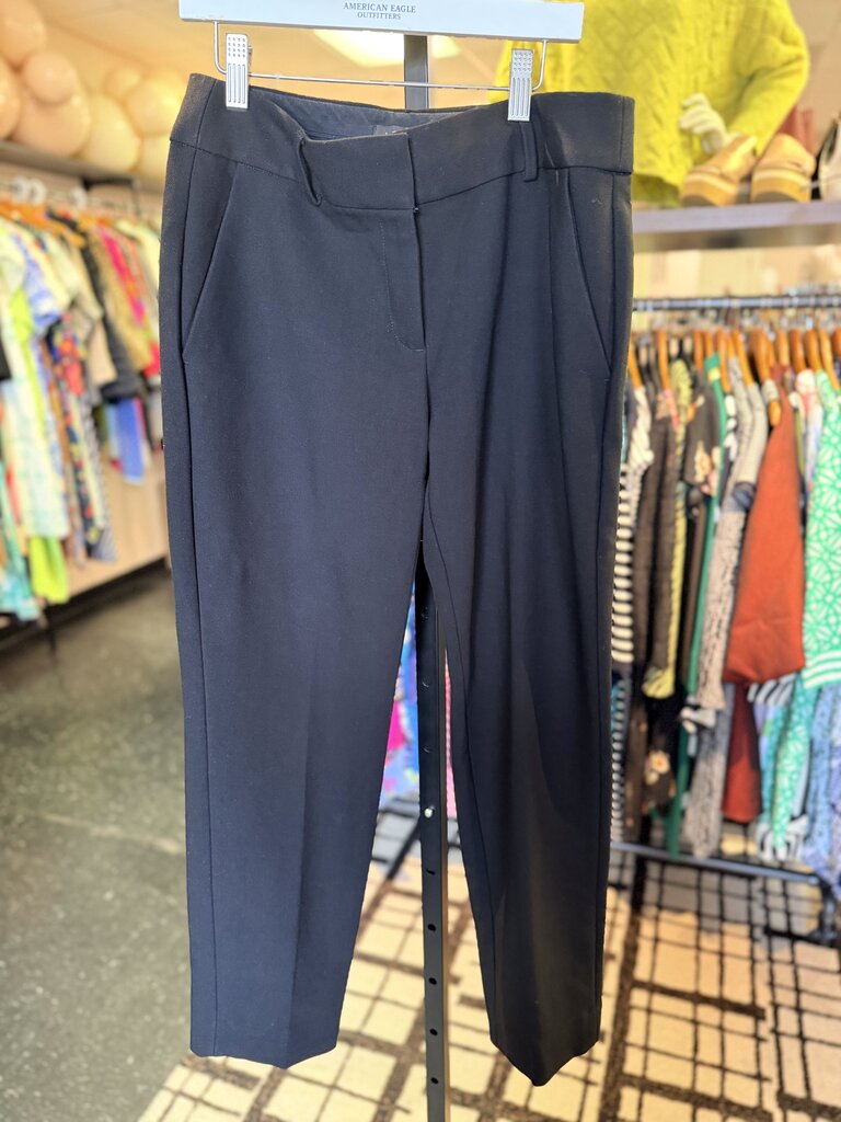 LOFT - Curvy Slim Dress Pants - Black