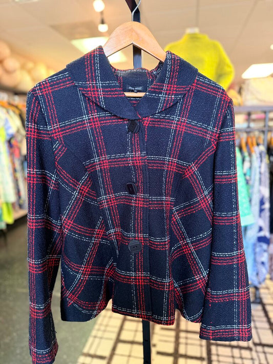 600 West - Plaid Jacket - Black/Red