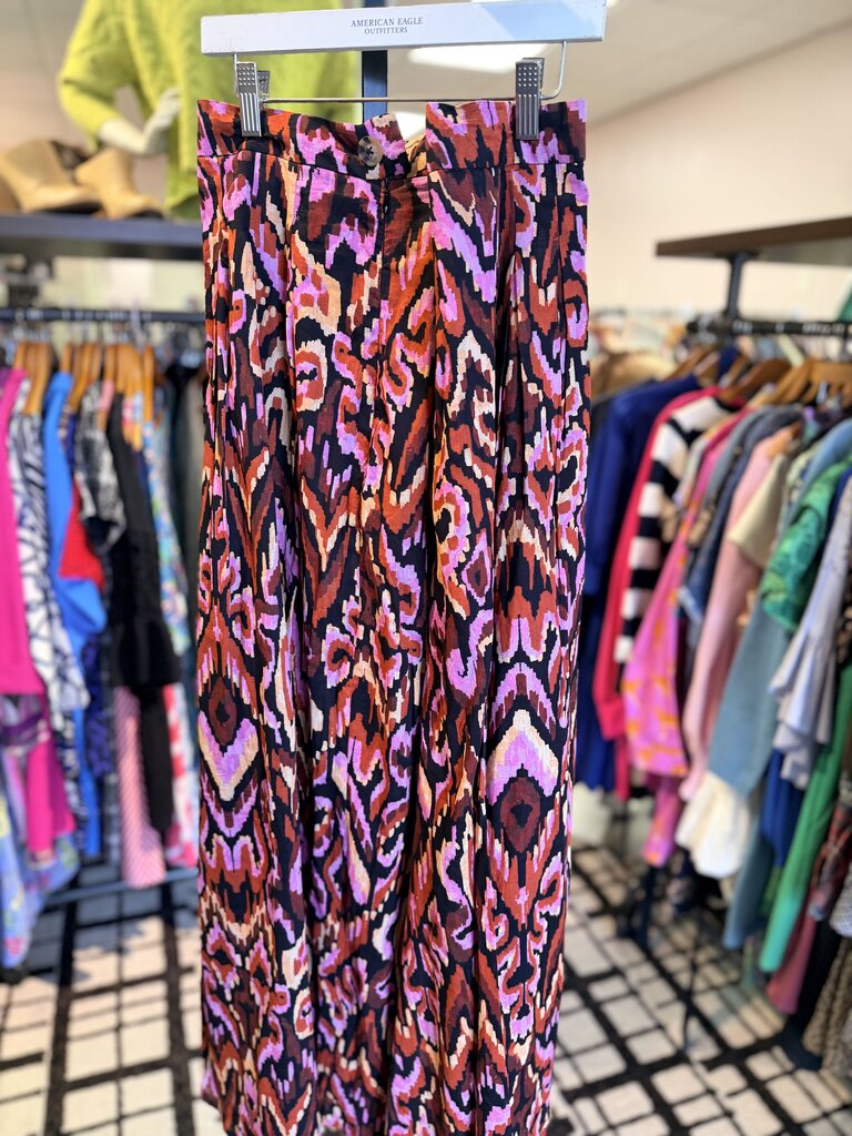 Molly Bracken- Maxi Skirt in Ikat Print