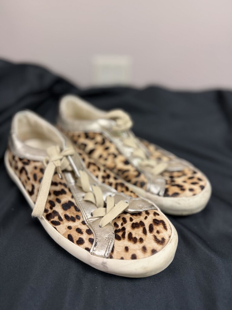 Sam Edelman - Britton Leopard Calf Hair Sneakers