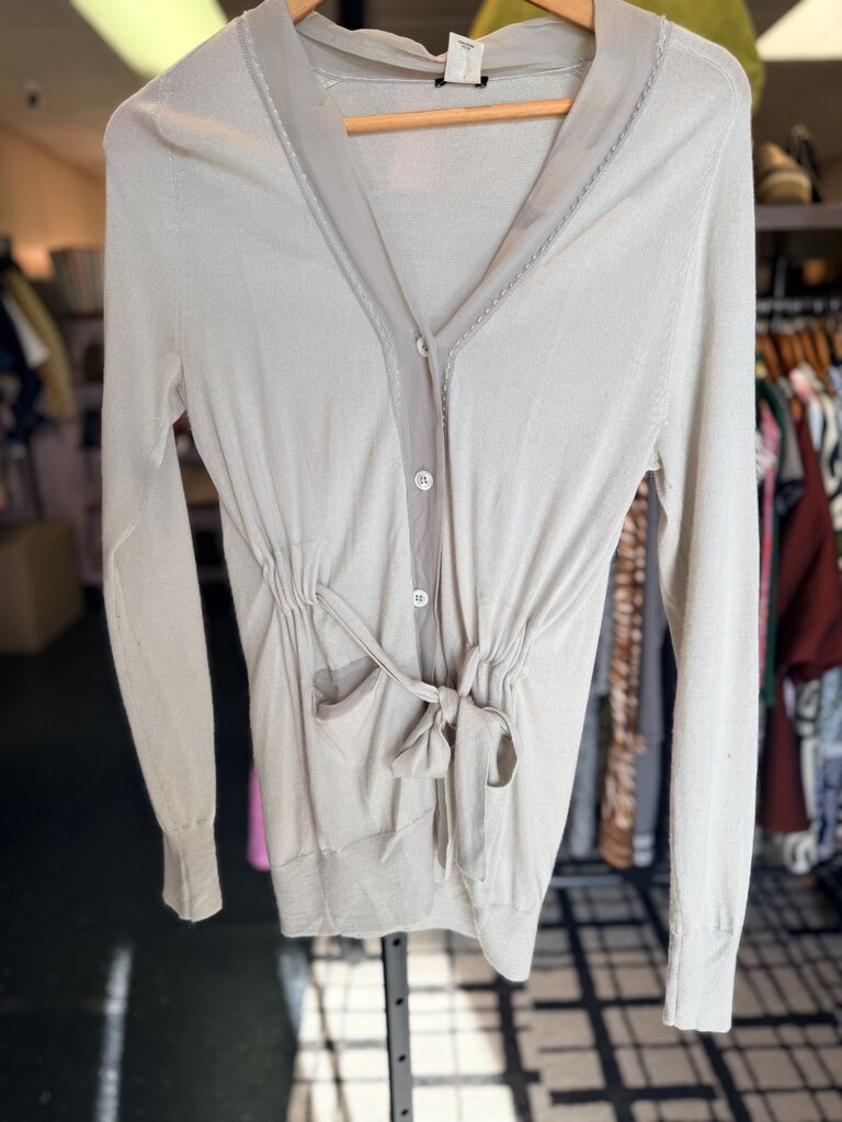 J. Crew - Featherweight Open Front Cashmere Cardigan - Taupe