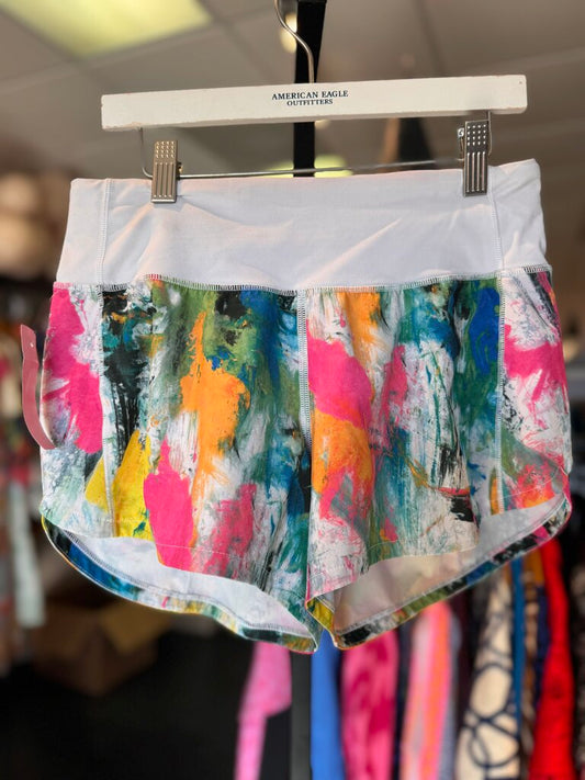 Lululemon - Speed Up Shorts - Bright Abstract Pattern