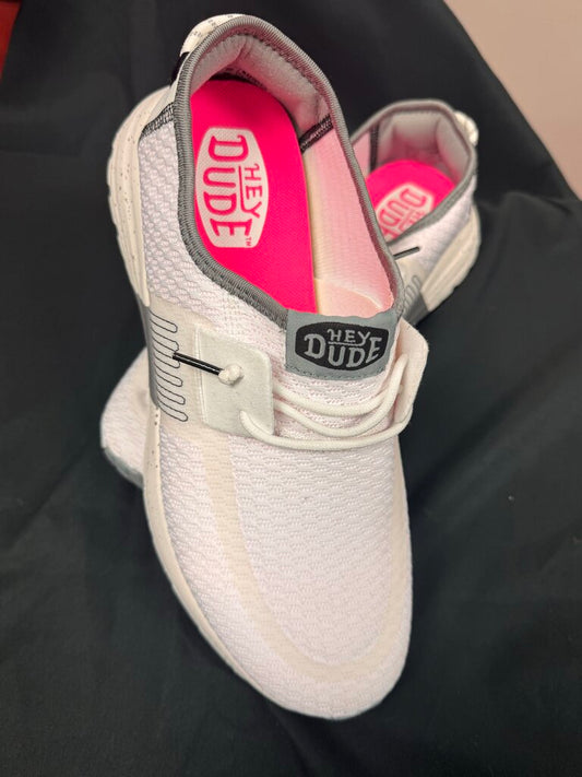 Hey Dude - Sirocco Sport Stripe Sneakers - White