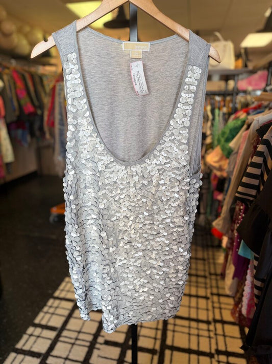 Michael Kors - Knit Tank w. Sequin Embellishments - Grey