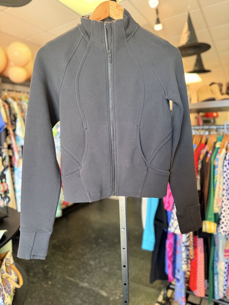 Lululemon-Movement to Movement Full Zip Jacket - Black