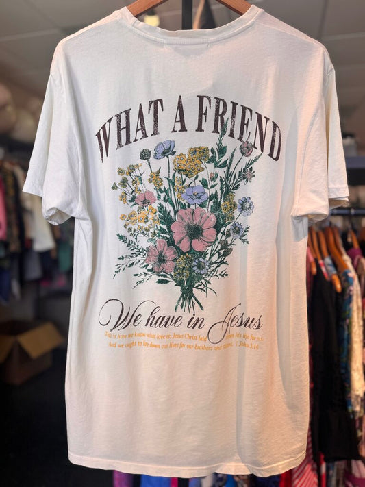 Altar'd NWT - What a Friend We Have in Jesus Graphic Tee