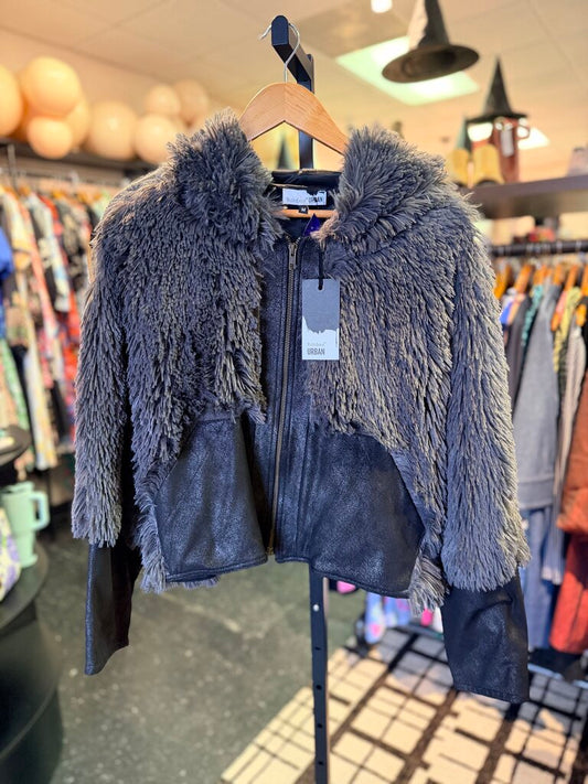 Boheme Urban NWT - Fur & Suede Cropped Jacket