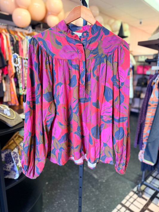 Laroque - LS Floral Print Blouse