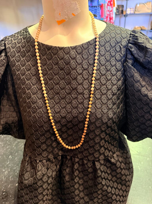 Jane Marie - Wood Bead Necklace