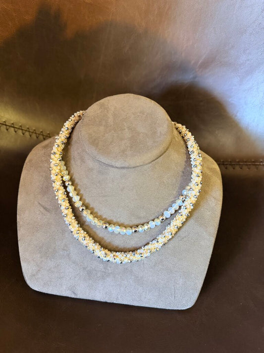 Talbots - Magnetic Crystal Beaded Statement Necklaces