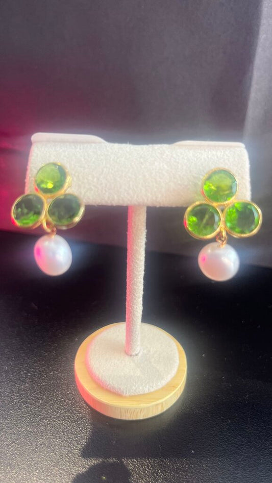 Julie Ryan Designs - Tenley Earrings in Peridot