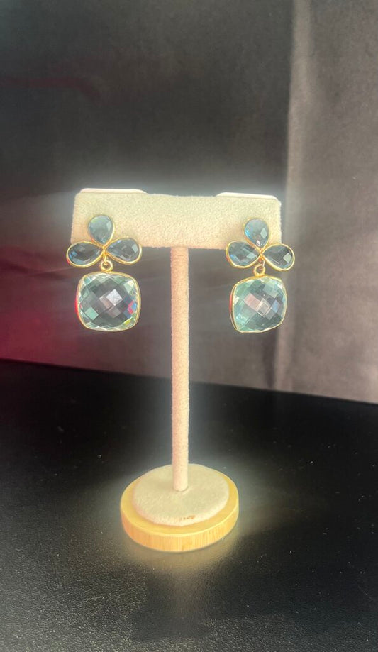 Julie Ryan Designs - Dabney Earrings in Aqua