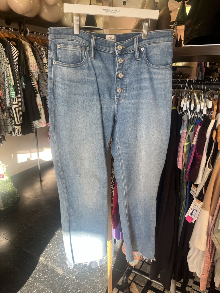 J.Crew - Billie Demi Boot Crop - Light Wash