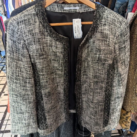 Tahari - Tweed Blazer - Black/White
