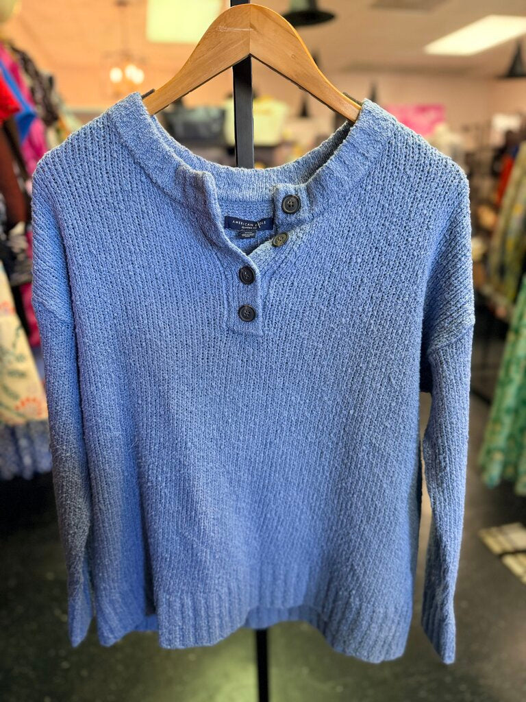 American Eagle- Knitted Button Up Sweater