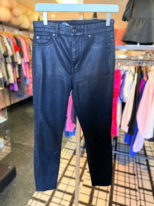 7 For All Mankind - B(air) Straight Jeans - Black