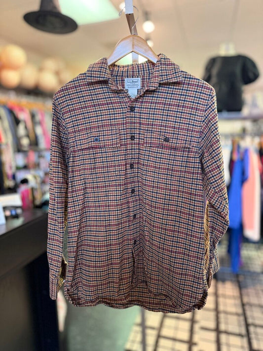 LL Bean - Plaid Flannel Button Down