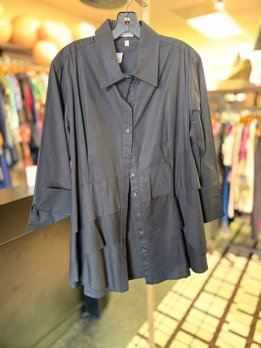 Cali Girls- Jenna Blouse - Black