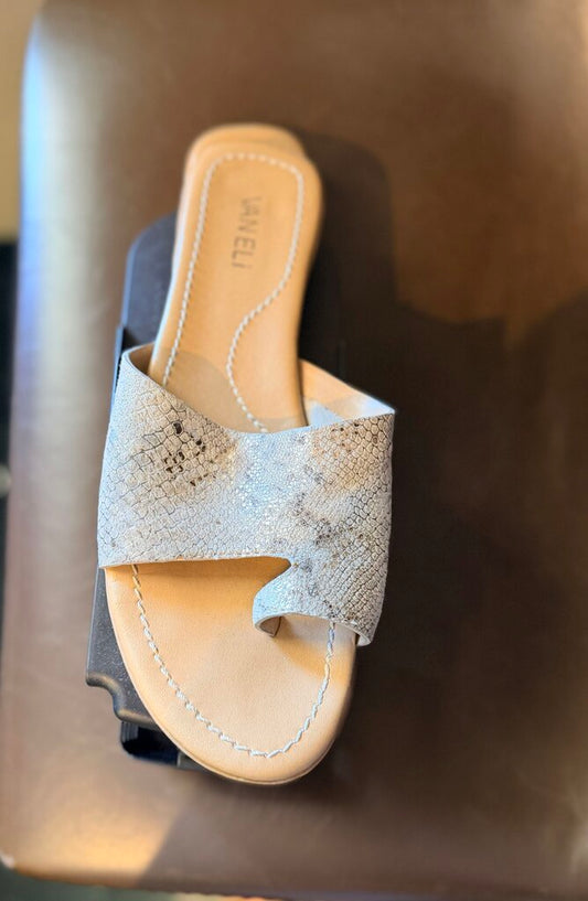 Vaneli - Tallis Slide Sandal in "Opal Rockfeller"